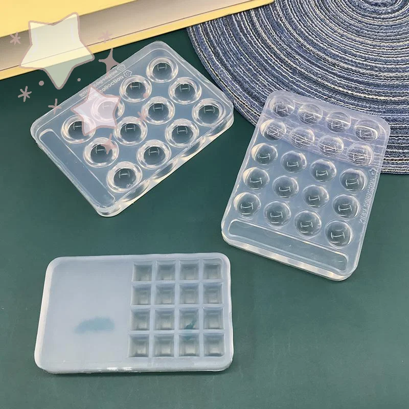 لوحة ألوان فنية للأظافر شفافة عالية، لوحة طلاء جل، خلط لوحة رسم، لوحة عرض مانيكير #6