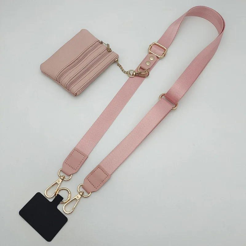 IGNICASE New Fashion Lanyard Wide Shoulder Strap Removable Small Bag Wrist Strap One Shoulder Crossbody Bag Accessories