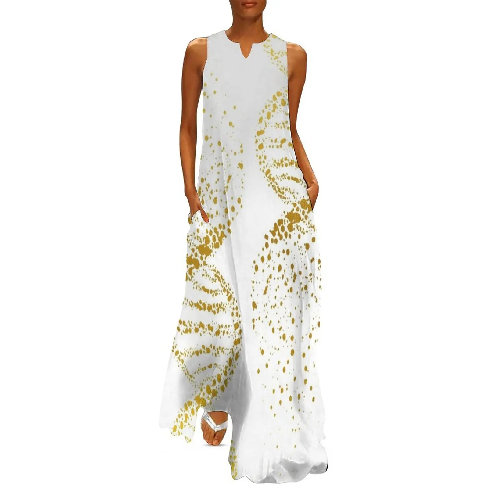 Dna double helix genetic Long Dress sexy dress dress party evening elegant luxury celebrity