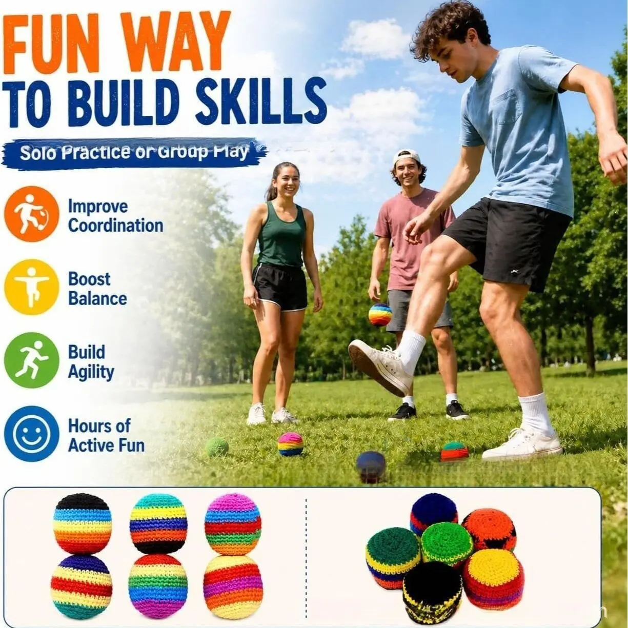 

Wool yarn beanbag ball rainbow ring handmade woven pattern toy fitness toy ball birthday fun gift parent-child interactive toy