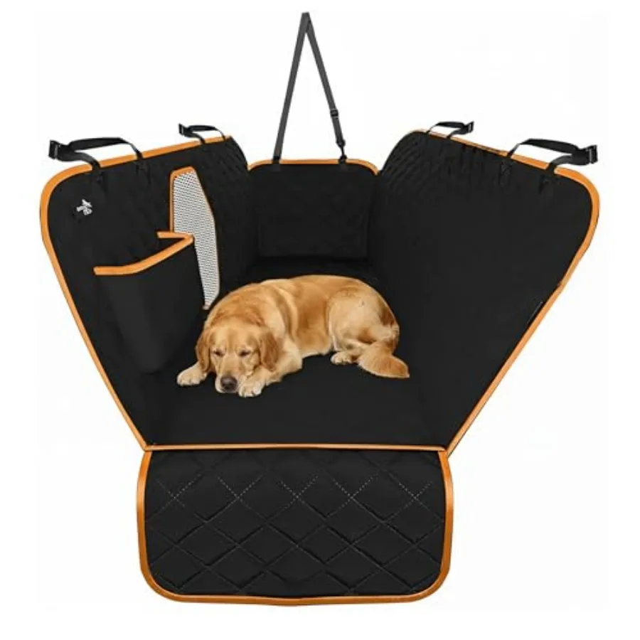 

Чехол-накидка для собак на заднее сиденье автомобиля, водонепроницаемый, защитный гамак для домашних животных, для внедорожников и грузовиков, с функциями безопасности