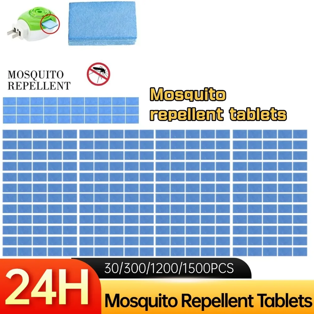 Pastilhas Elétricas Repelentes de Mosquitos Portáteis, Almofadas de Reposição para Incenso de Mosquitos, Aromatizantes para Casa e Quarto, Anti-Insetos, Elimina Mosquitos