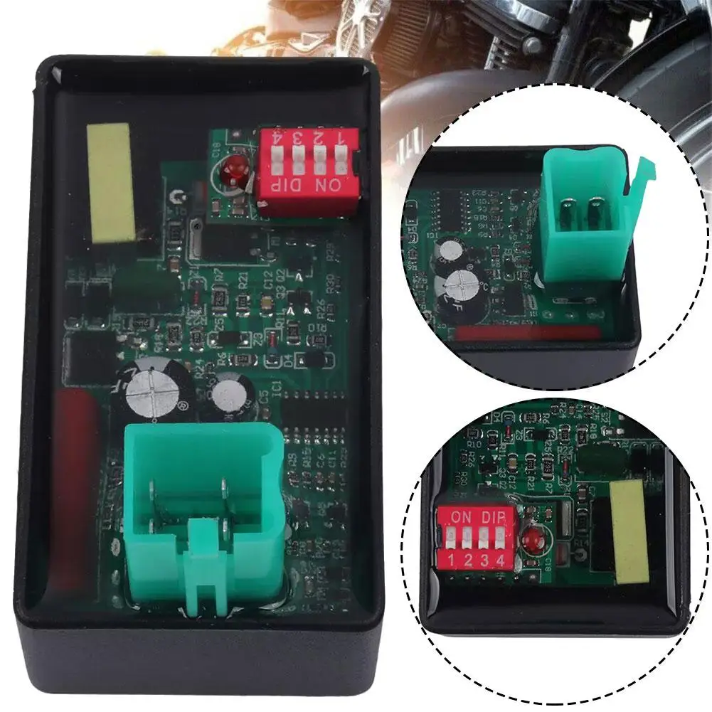 4-6 Pin AC CDI Box with DIP Switch Motorcycle Lgnition Speed limit4000-12000 For WAVE100 Racing YX140 Competitive Racing YX160 image 3