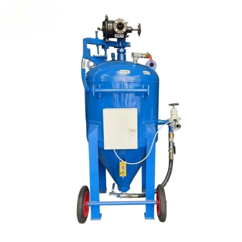 Máquina Portátil de Sandblasting Húmedo de 400L, 25-30m/h, Bomba de Arena Manual para Limpieza Abrasiva, Equipo de Vapor