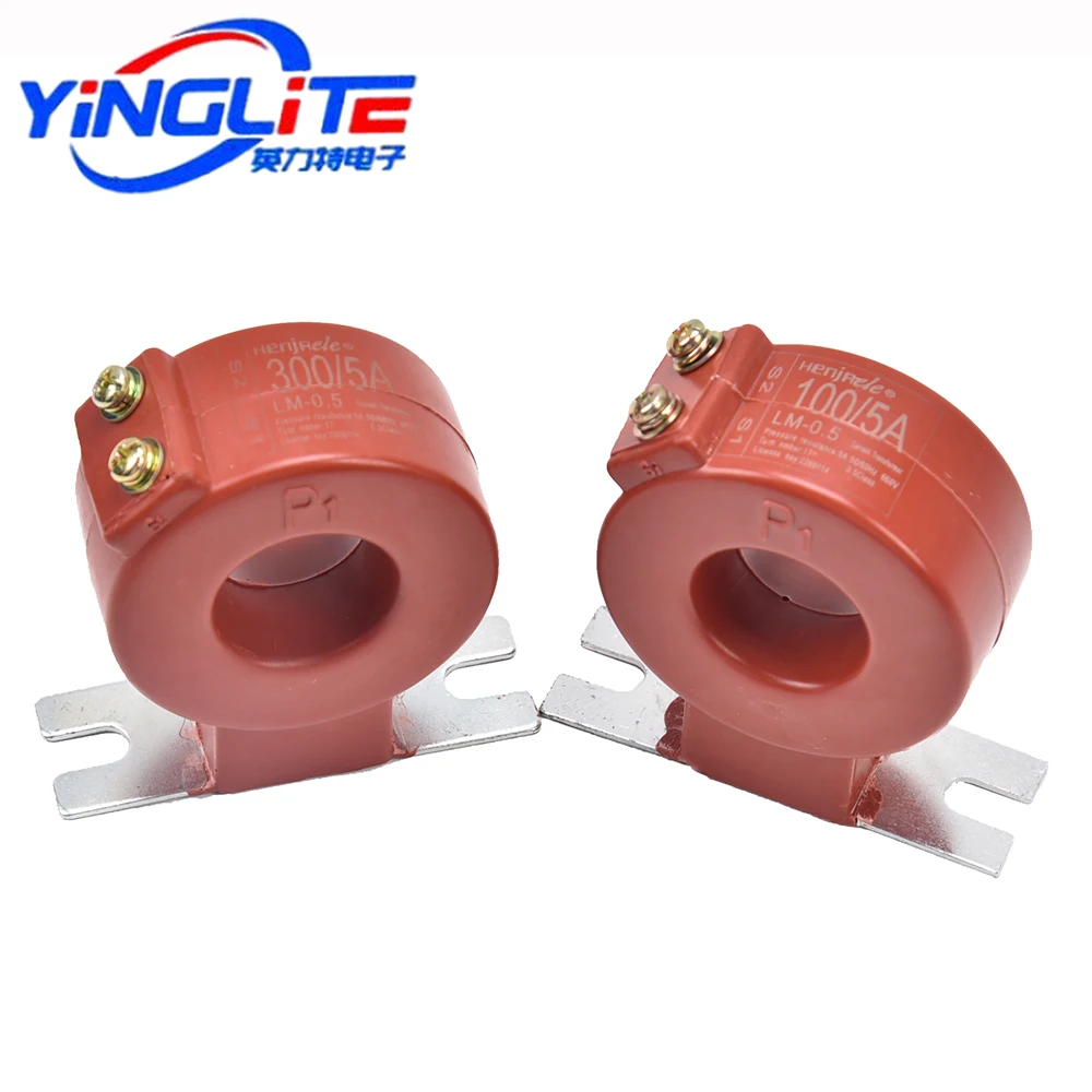 Diesel Generator Current Transformer 100/5A 300/5A LM-0.5 Type Three-Phase AC Current Transformer P1