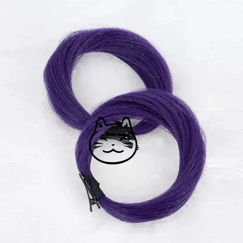 LQAnime Akane Aoi Фиолетовый длинный парик Косплей Костюм Jibaku Shounen Унитаз Ханако-кун Синтетические волосы Женские парики