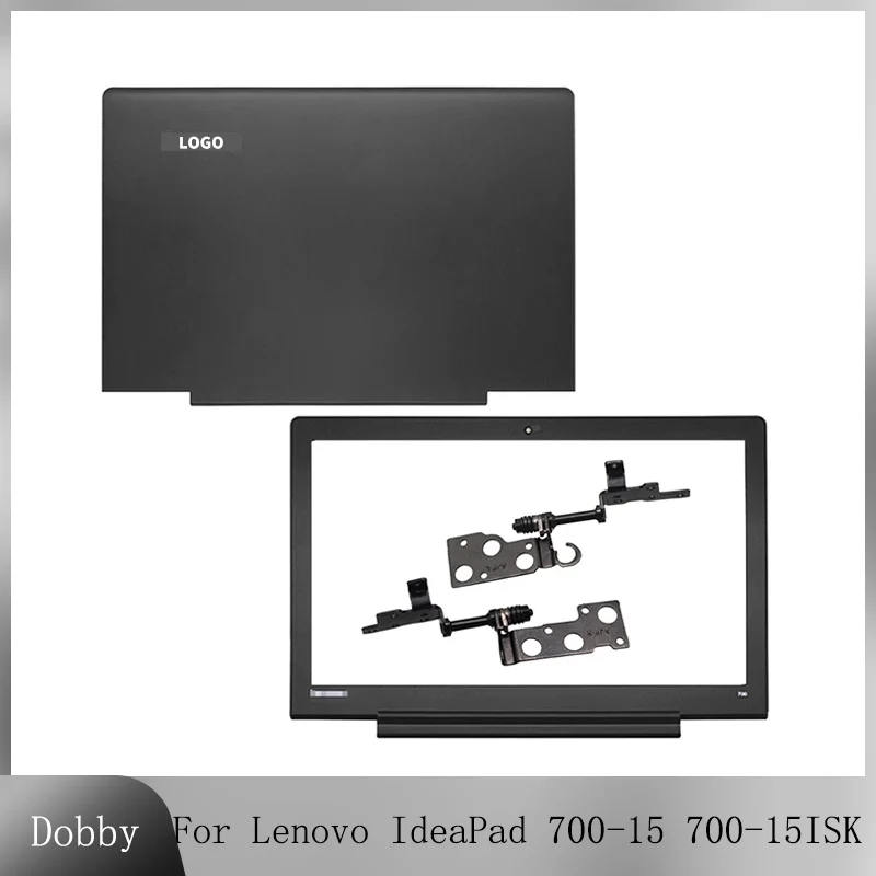 para laptop para lenovo ideapad tampa traseira superior tampa traseira lcd painel frontal dobradicas superior tampa traseira frame shell 70015 700 15isk novo case 01