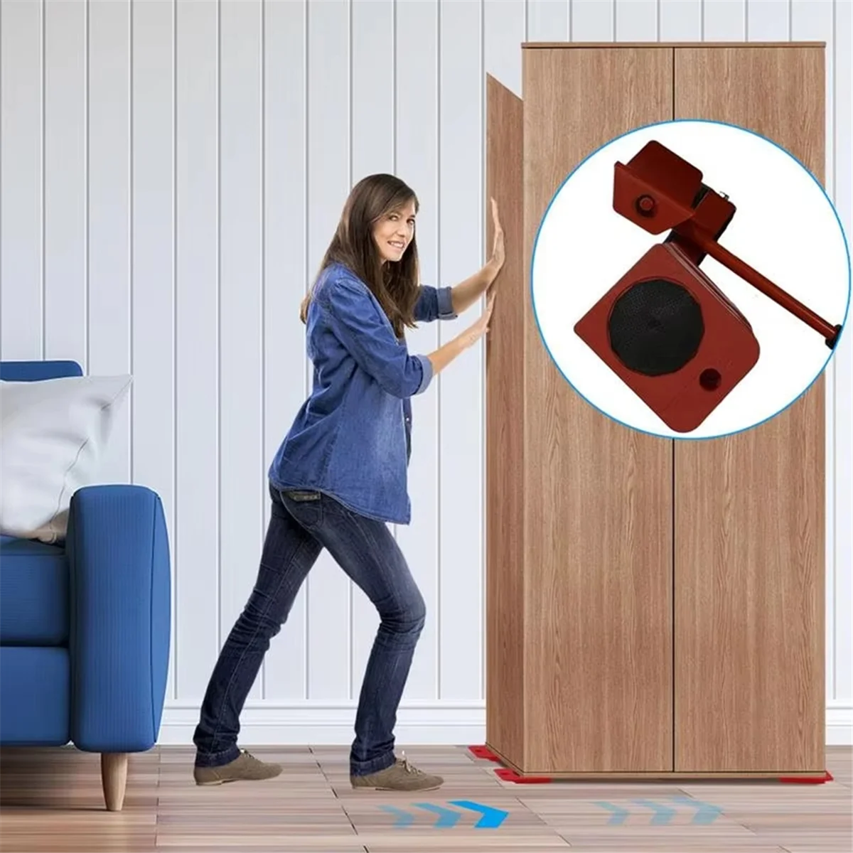 

ABNJ движущийся артефакт бытовой острый инструмент многофункциональный инструмент для перемещения мебели переключатель передач кровать переключатель роликовое колесо