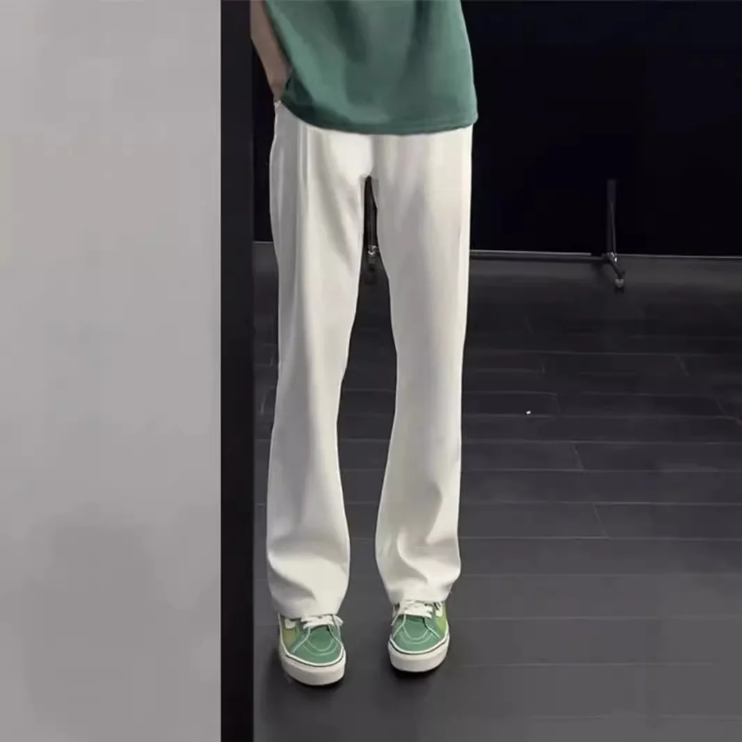 

Брюки Scimitar из ледяного шелка, мужские облегающие брюки для пожилых людей, осень