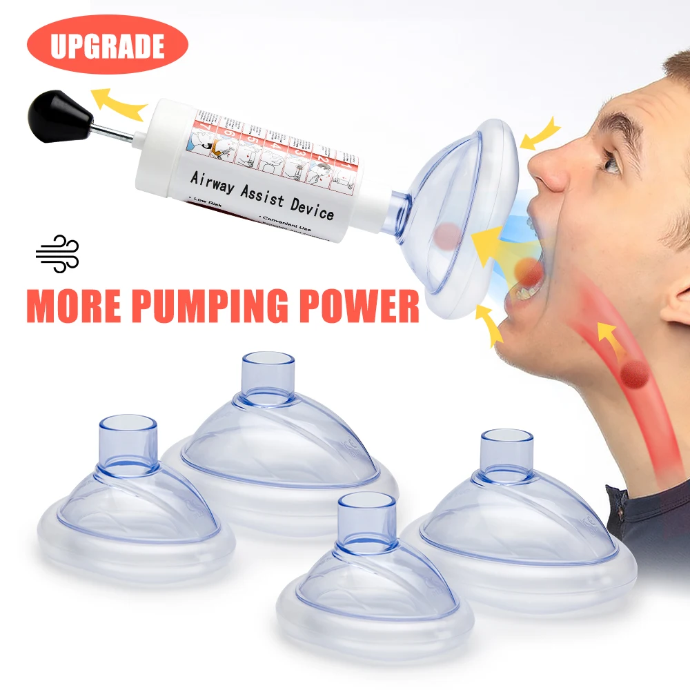 

First Aid Choking Device Anti-Choking Adults & Children 2 Size Airway Suction Rescue Kits Home Simple Asphyxia Rescue Device