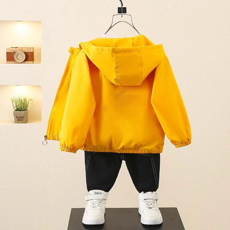 สุนัขน่ารัก Hooded JACKET ชายหญิงอะนิเมะเสื้อเด็กฤดูใบไม้ผลิ Windbreaker Outerwear TShirt กีฬากลางแจ้งแขนยาวเสื้อผ้าของขวัญ