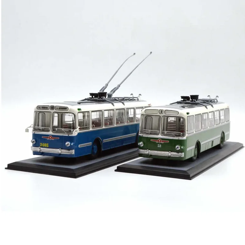 

1:43 Scale Russian ClassicBus ZIU-5 Trolleybus Alloy Bus Model Collection Ornaments