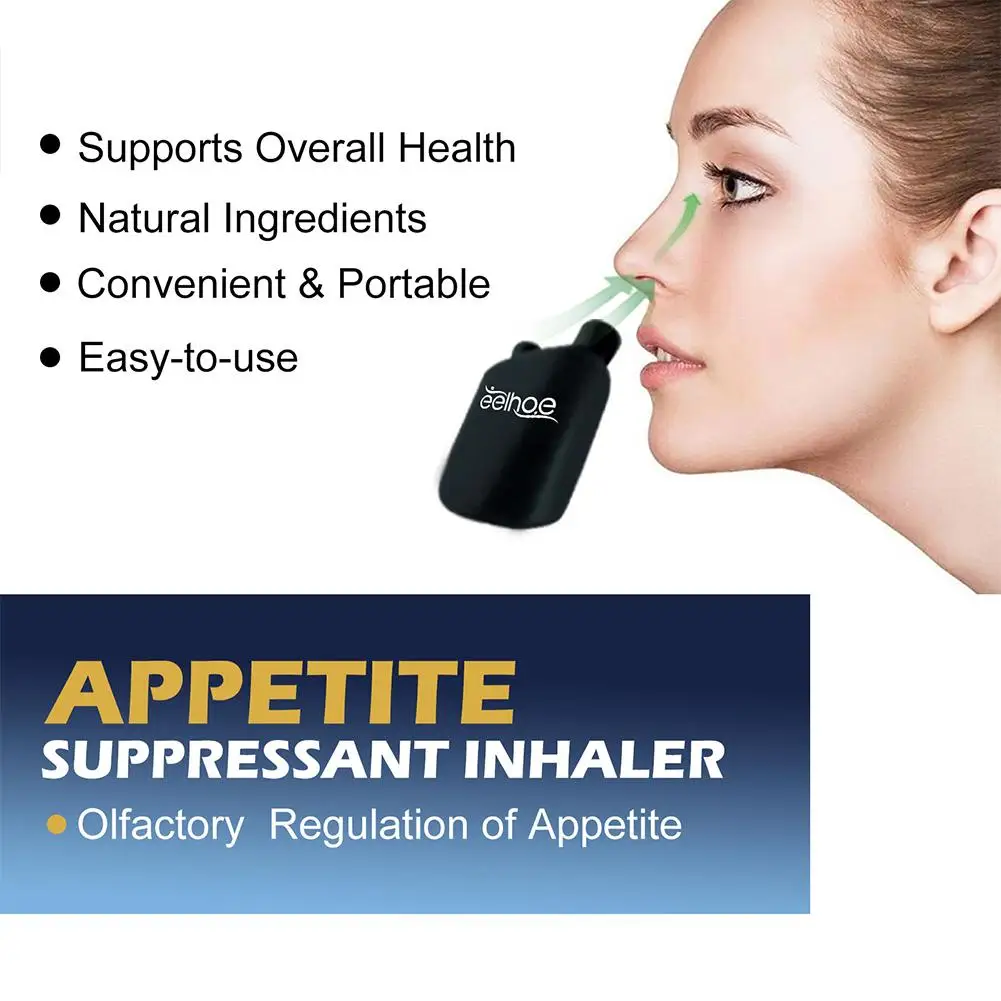 Appetite Suppressant Nasal Inhaler Suppress Appetite Habits Slimming Manage Weight Gut Dietary Loss Full Aids Cleanse Sculp