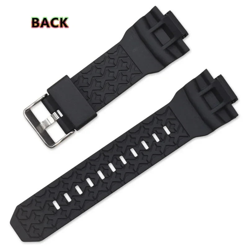 TPU Watchband for Casio GA-150/200/300 Bracelet Rubber Watch Strap Sport Replace Wristband Watch Accessories Band 16mm