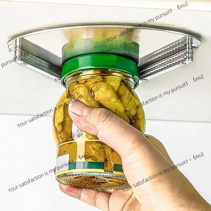 Stainless steel cabinet can opener universal bottle opener