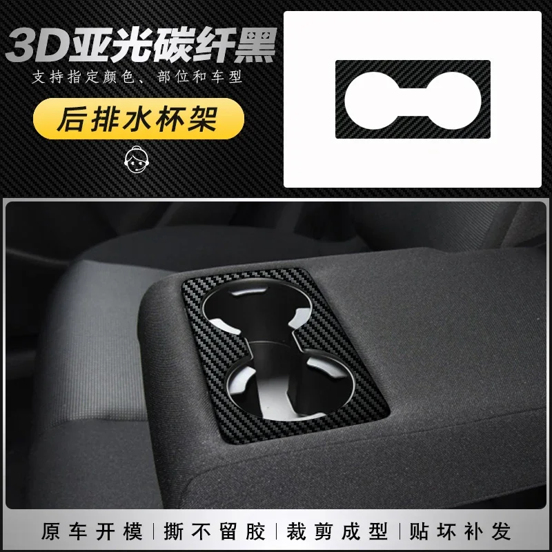 Carbon Fiber for Mazda CX30 CX-30 Car Protect Film Interior Sticker Center Console Gear Storage Box Kick Door Windows Lift Panel