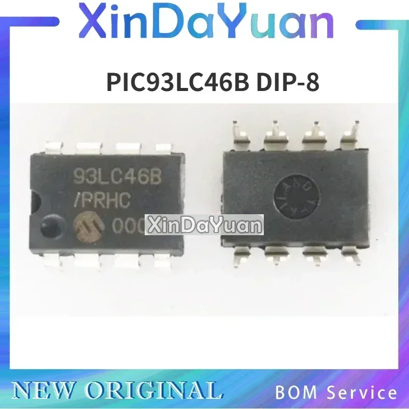 10 pcs 93LC46 PIC93LC46B-I/P DIP-8