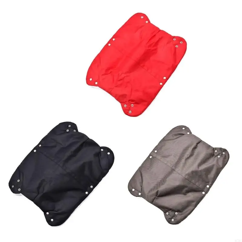 

97BC Windproof Stroller Hand Warmer Fleece lined Stroller Hand Mittens for Parents