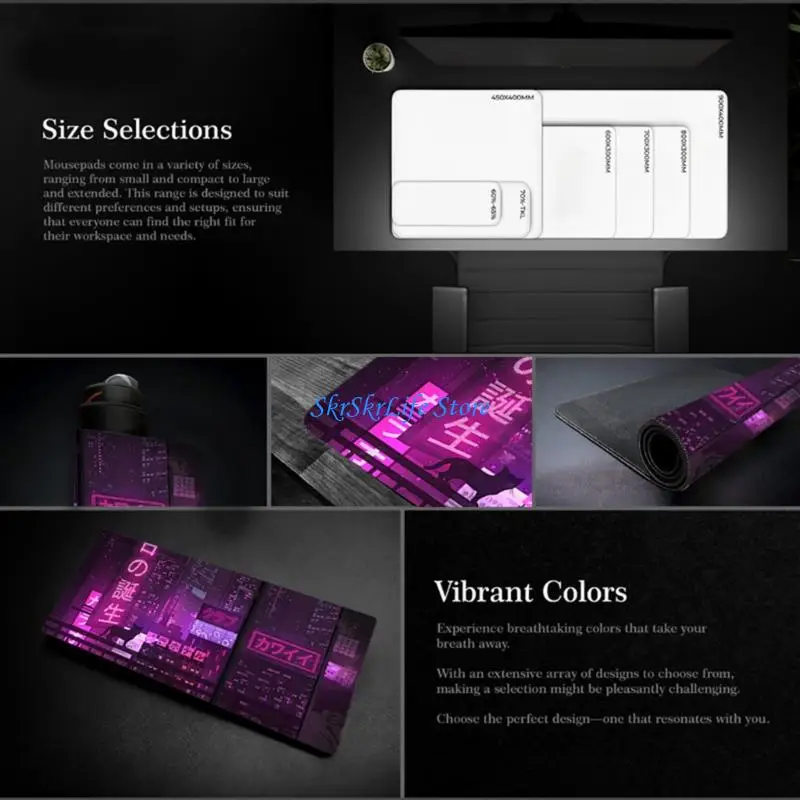 

E65E ноутбук Gaming Carpet Mouse Pad Desk Desk Mate Desktop Computer Table Accessous