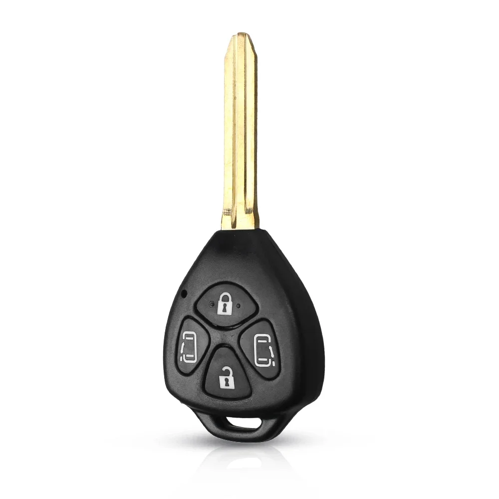 Dandkey TOY43/TOY47 2/3/4ปุ่มเปลือกกุญแจรีโมทสำหรับ Toyota Camry Avalon Corolla Matrix RAV4 Venza Yaris เคสเปลี่ยน