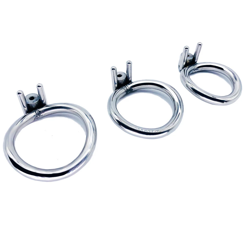 FRKO Stainless Steel Male Chastity Penis Ring Screw Lock Cock Ring Chastity Accessories Adult Toys Men K05/K06/K07/K08/K09 18+