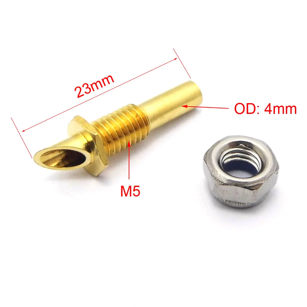 2PCS Motor ESC Water Cooling Water Pick Up Inlet Nipple M5 Nozzle for RC Boat MONO ECO Racing Speedboat