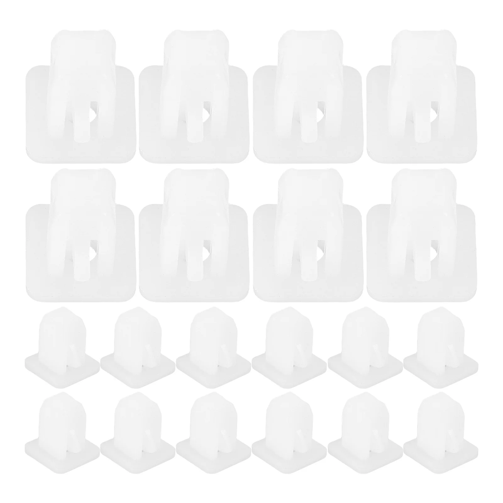 

50Pcs Car Bumper Retainer Fasteners Plastic Clips Universal Push Pin Automotive Fixing Hardware Kit for Body Repair Replacement