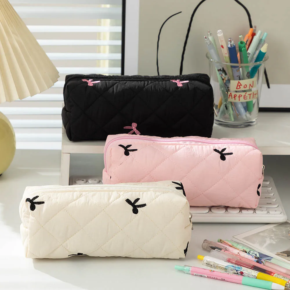 

Sweet Stationery Storage Bag Portable Cartoon Stylish Stationery Pouch Cute Pencil Case for Student Supplies