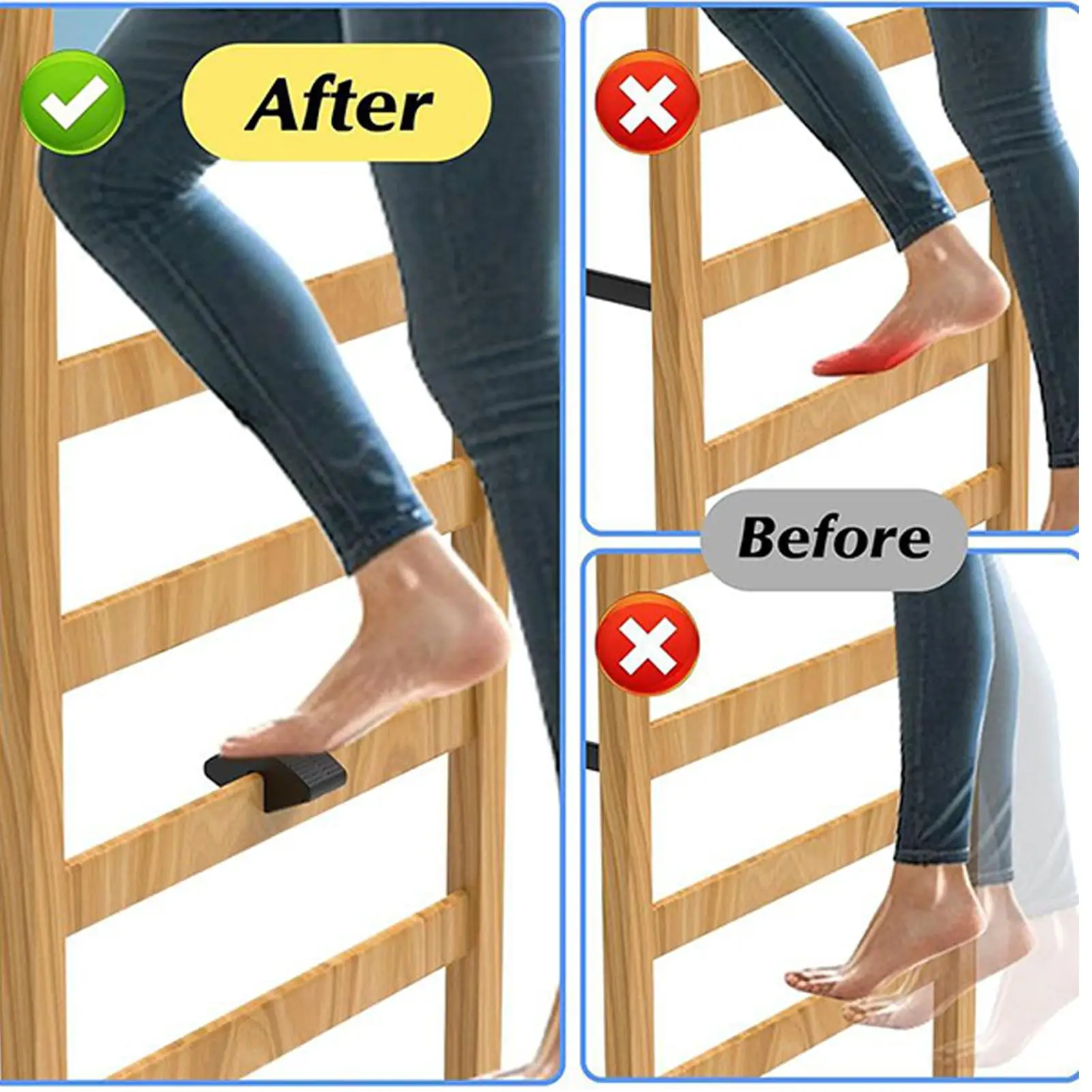 Bunk Bed Ladder Cushion Household Bed Ladder Pads Ergonomic Step Stairs Cushion For Bedroom RV College Loft Home Children Room