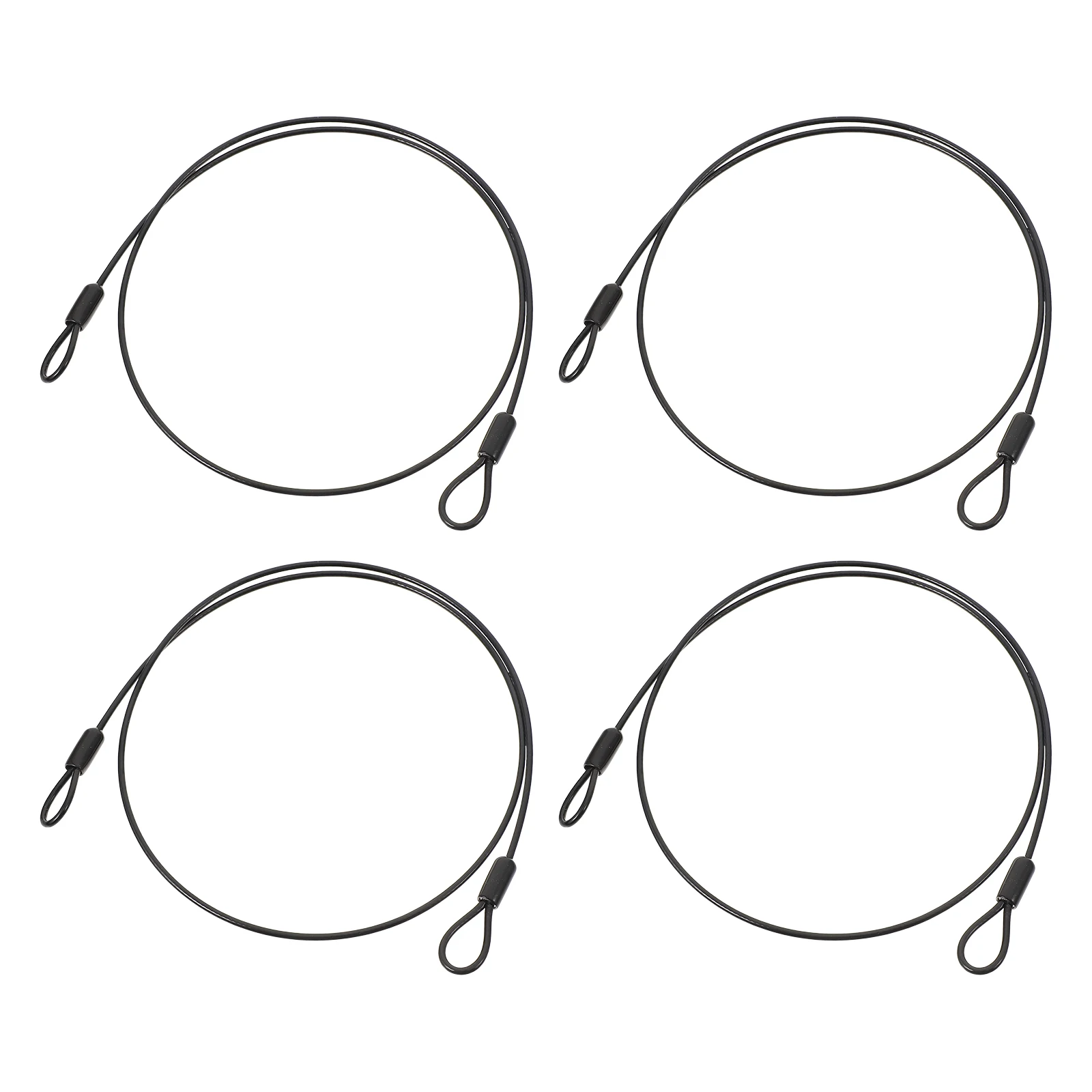 

4 Pcs Stainless Steel Wires Lightweight Multipurpose Hanging Cables Reusable Ropes Overmolding Suspension Bracket Hardware
