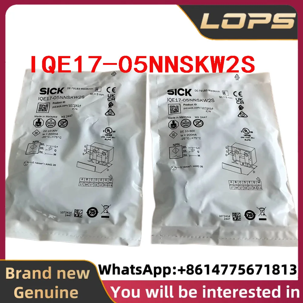 IQE17-05NNSKW2S Brand new original SICK 1072414 proximity switch sensor in stock, welcome to consult
