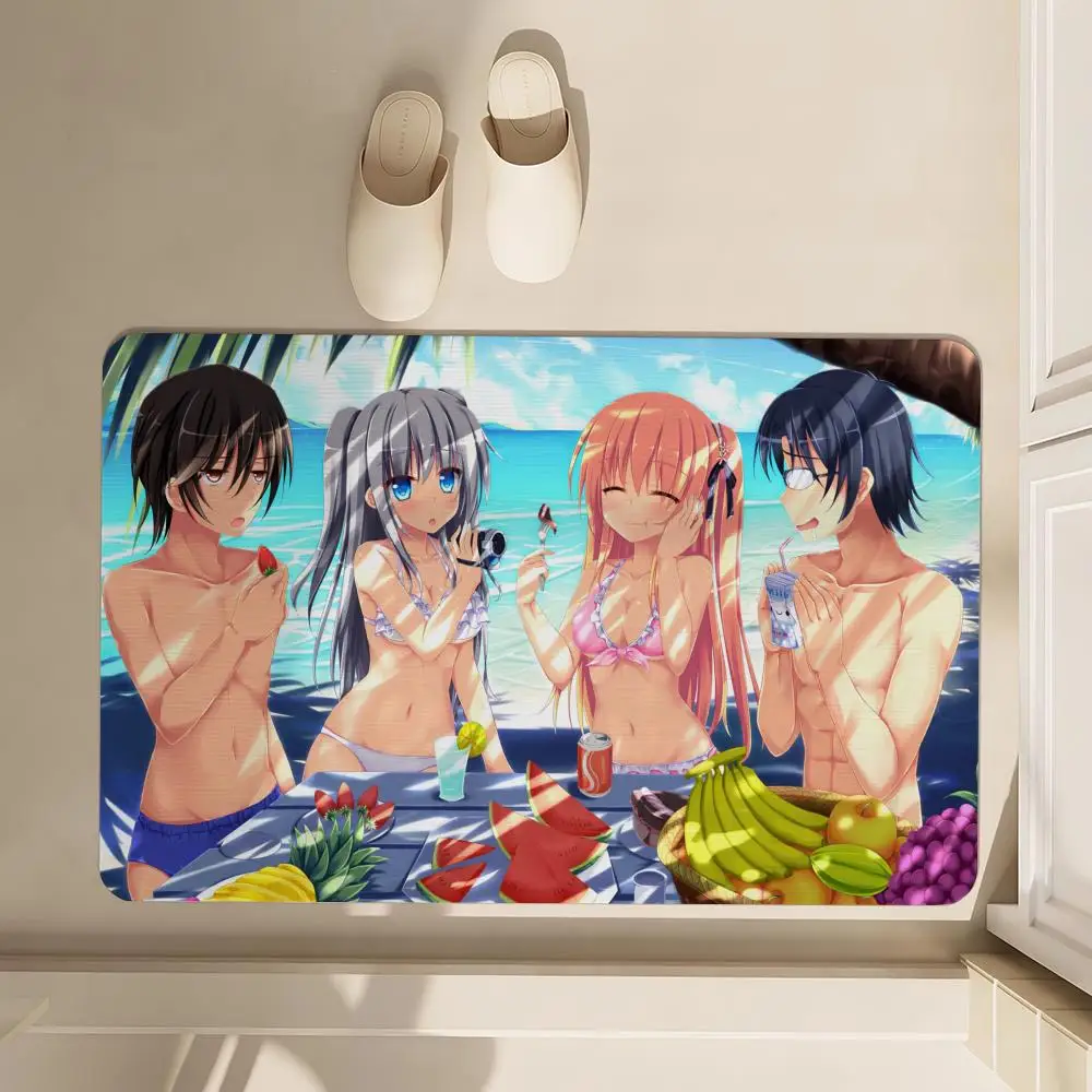 

Charlottes Floor Mat Soft Diatom Bathroom Absorbent Floor Mat, Toilet Of The Bathroom, Household Floor Mat, Door Mat Carpet