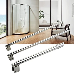 Adjustable Stainless Steel Shower Screen Support Bar Arms For 8-12mm Glass Panel Shower Safety Support Handle Towel Rack