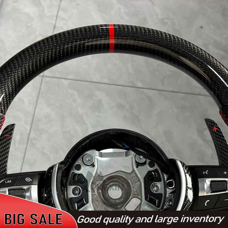 Steering Wheel Carbon Fiber Assembly Car Steering Wheel For BMW F10 F11 F30 F31 F34 F32 F33 F36 F20 F21 F22 F23 M3 M6