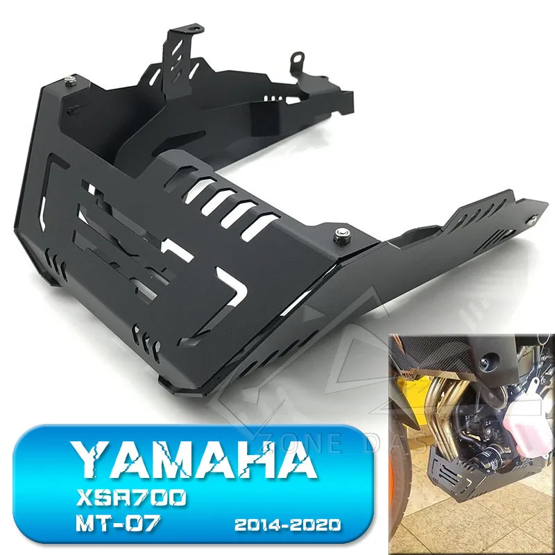 

Engine Chassis Guard For Yamaha MT07 XSR700 MT 07 2018 2019 2020 Motorcycle Engine Base Skid Plates Protection Cover Accessories