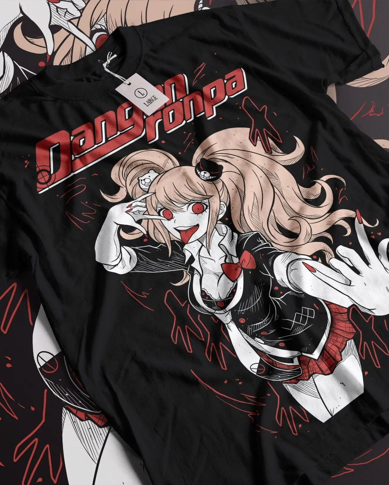 Danganronpa V3 JUNKO ENOSHIMA,Monokuma Fairy Kei Kawaii new unisex T-shirt