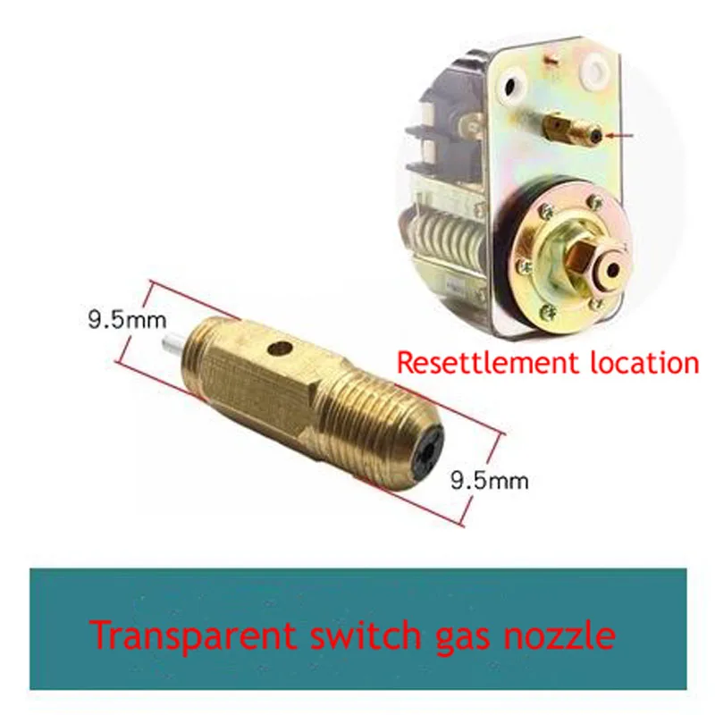 1pc Air Compressor Accessories Vertical Horizontal Pressure Handle Switch Gas Nozzle