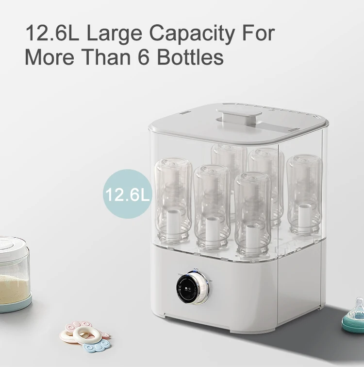 Automatic Electric Baby Milk Bottle Steriliser And Dryer Household Bpa Free Baby Feeding Bottle Steam Sterilizer