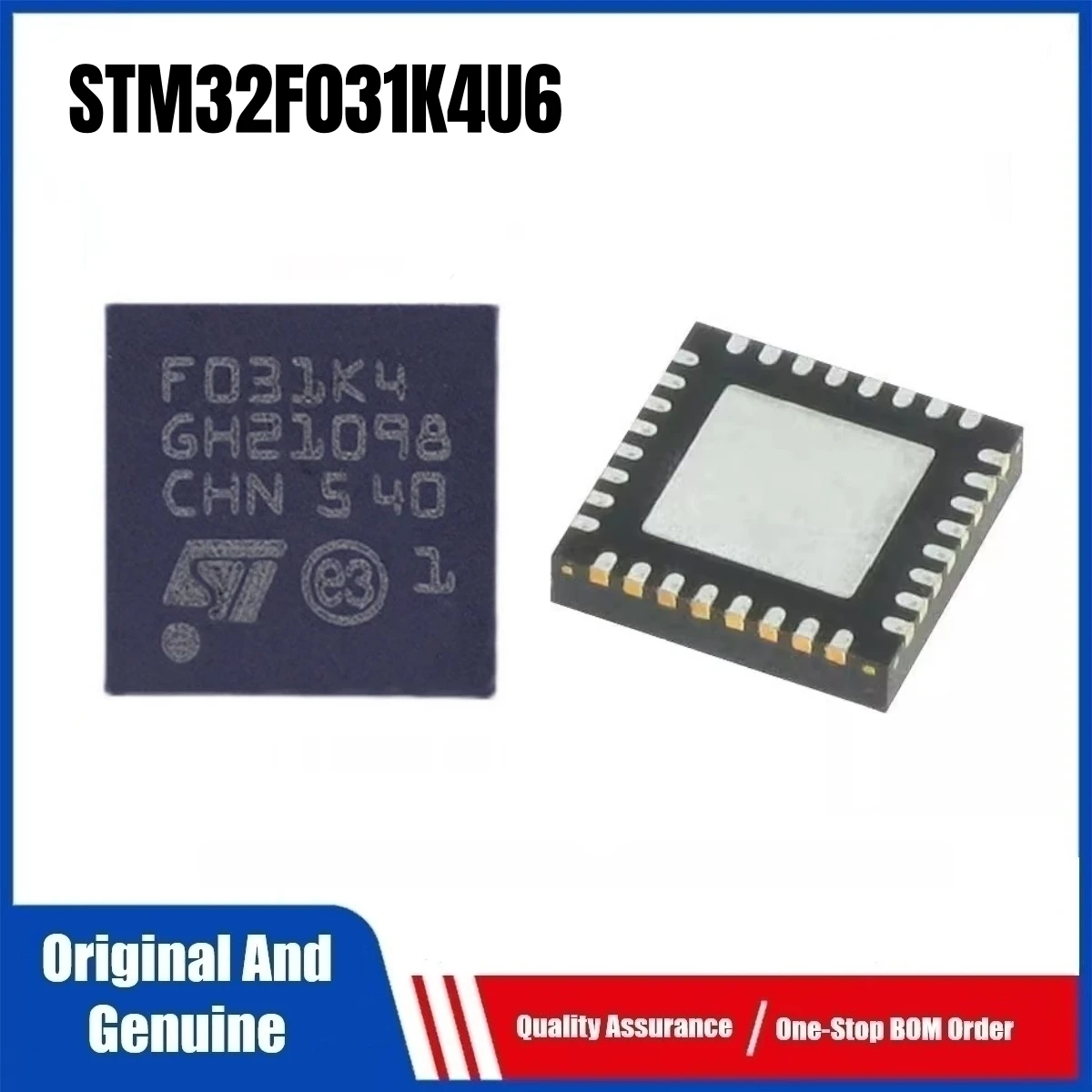 5-30Pcs/Lot Brand New Original STM32F031K4U6 UFQFPN28 Microcontroller 32F031K4U6 031K4U6 K4U6 STM32F031 Full Range