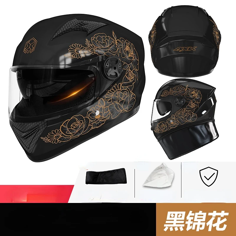 

Unisex Racing Helmets Double Visor axk577 Full Face Motorcycle Helmet Sports helmet Safety Motocross helmet Racing Helmets