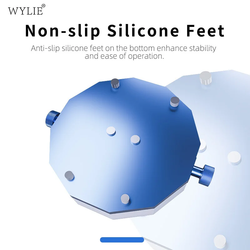 تركيبات دوارة مقاومة لدرجات الحرارة العالية لإصلاح الإلكترونيات 360 °   أداة تثبيت الدوران لصيانة PCB وBGA للهاتف #5