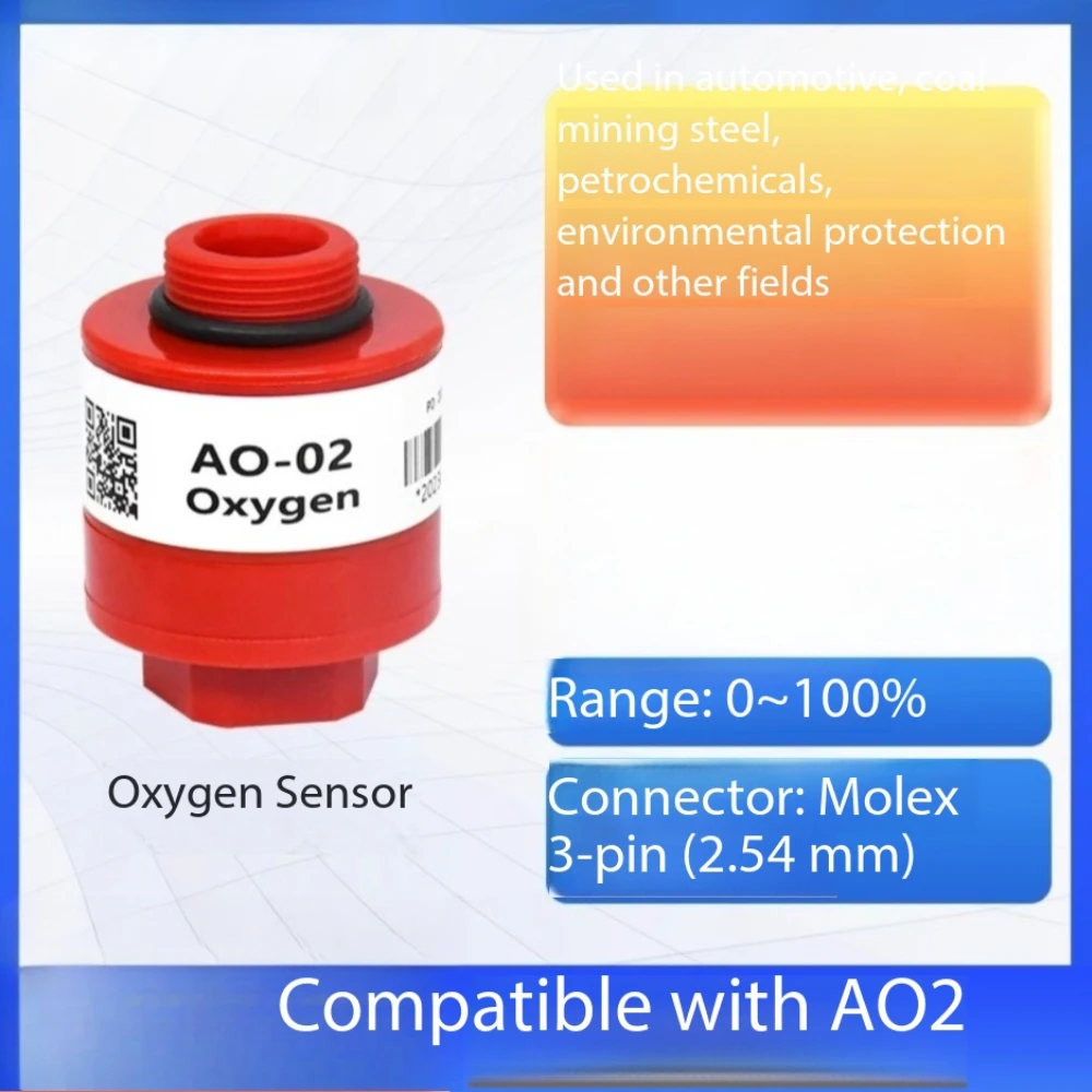 AO-02 Oxygen Sensor Exhaust Gas Detection Alternative for Oxygen Concentration Measurement