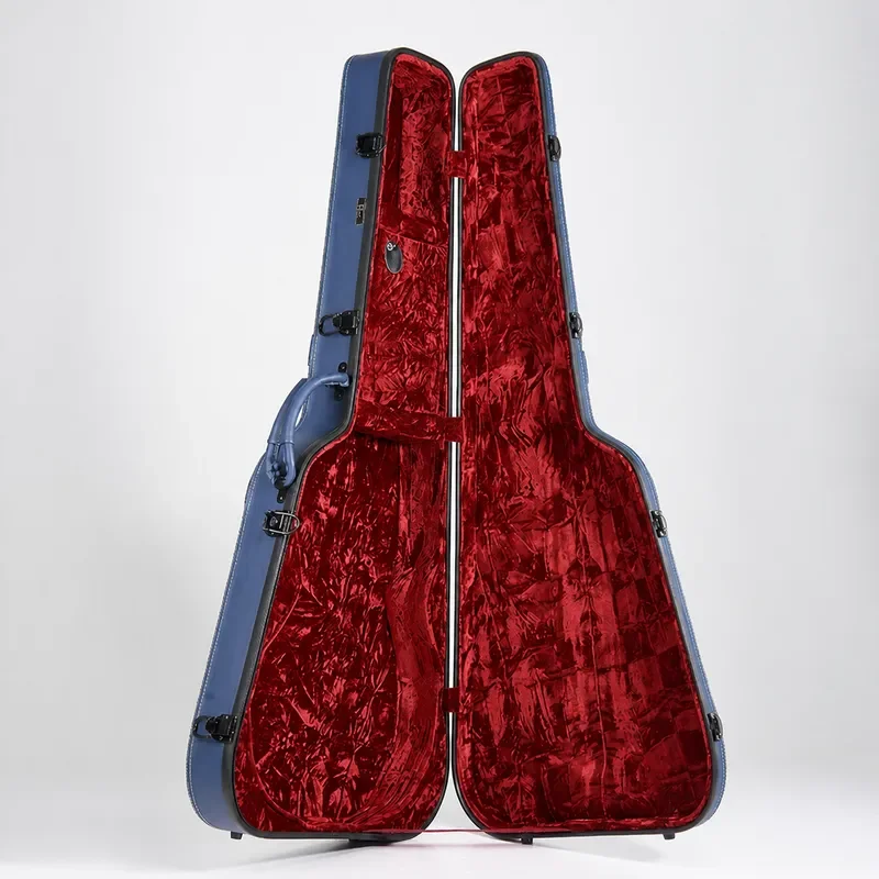 FRP Electric Guitar Case Hard Shell Protective Box Anti Collision Drop Compression Shock Resistant Storage for Classical Folk