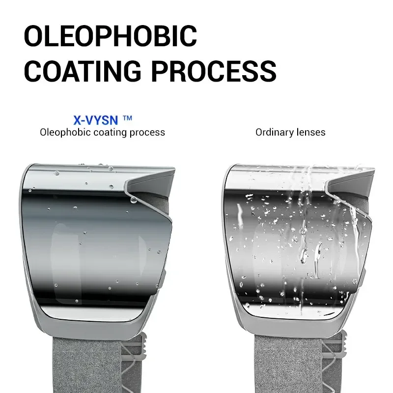 KAPVOE فوتوكروميك للرجال والنساء نظارات التزلج في الهواء الطلق الشباب الثلوج على الجليد نظارات مكافحة الضباب العدسات المغناطيسية UV400 نظارات التزلج