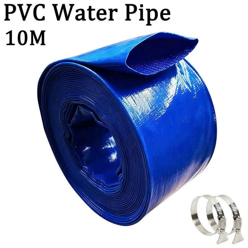 

10M Garden Hose 25MM PVC Water Hose Explosion-proof Durable Agricultural Irrigation Pumping Water Drainage Foldable Water Hose