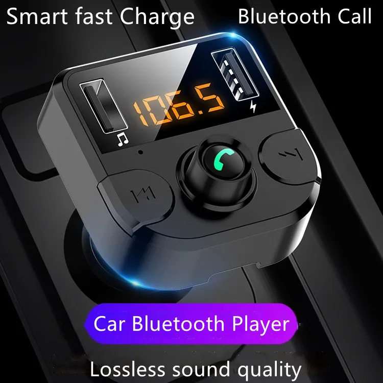 

QC3.0 Car Bluetooth MP3 Music U Disk Multifunctional 5.0 Car MP3 Player Vehicle Receiver Car Cigarette Lighter Car Charger