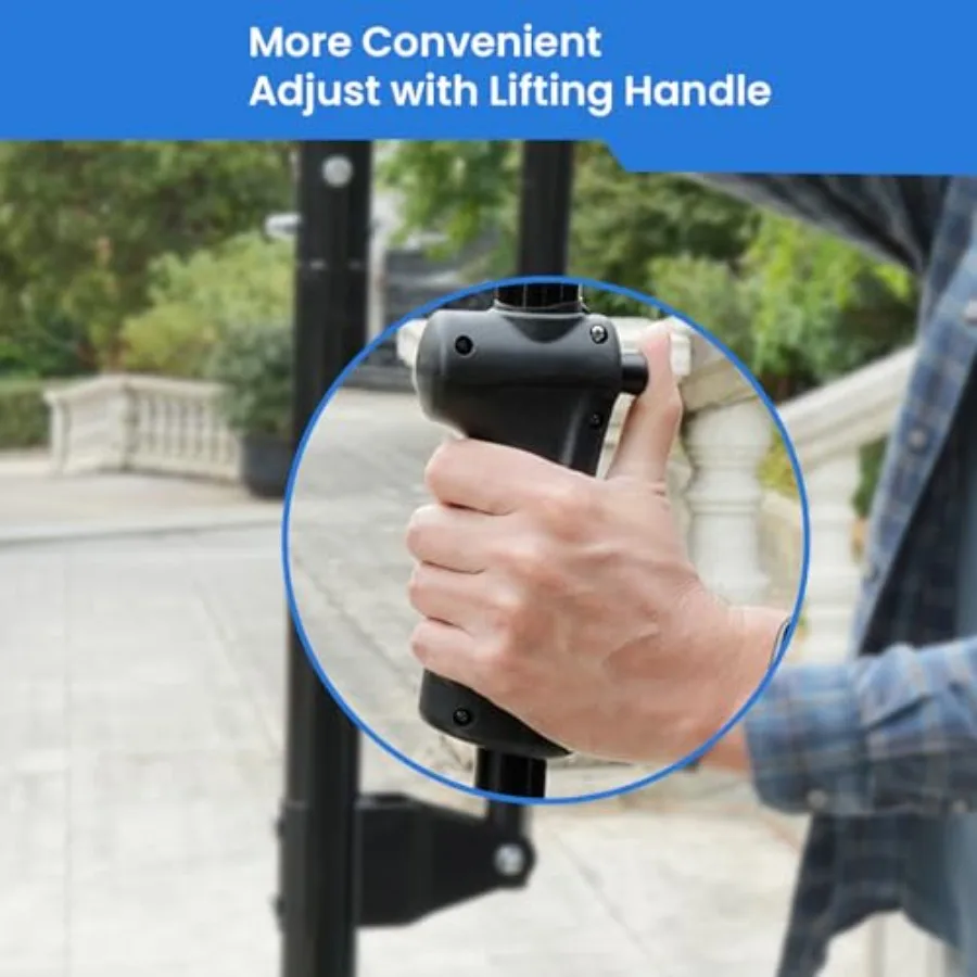 Баскетбольное кольцо, легко регулируемое, 4.08.5 футов, портативная система баскетбольных ворот для подростков, молодежи, 33, небьющаяся доска, уличная Ind