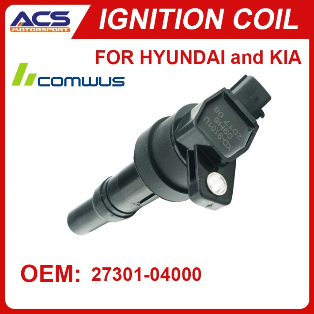 

1 шт./4 шт. катушка зажигания высшего качества 27301-04000 0986221075 Для Hyun-dai I10 Kia Rio Iii Picanto 1,0л 1,2л 1,25л