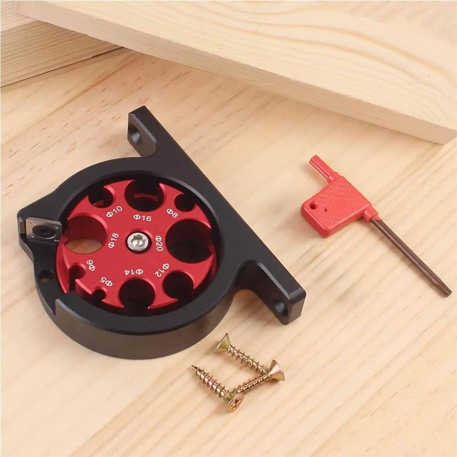 

Dowel Cutter Plate 8 Holes Wood Bar Turning Tool for Furniture Manufacturing