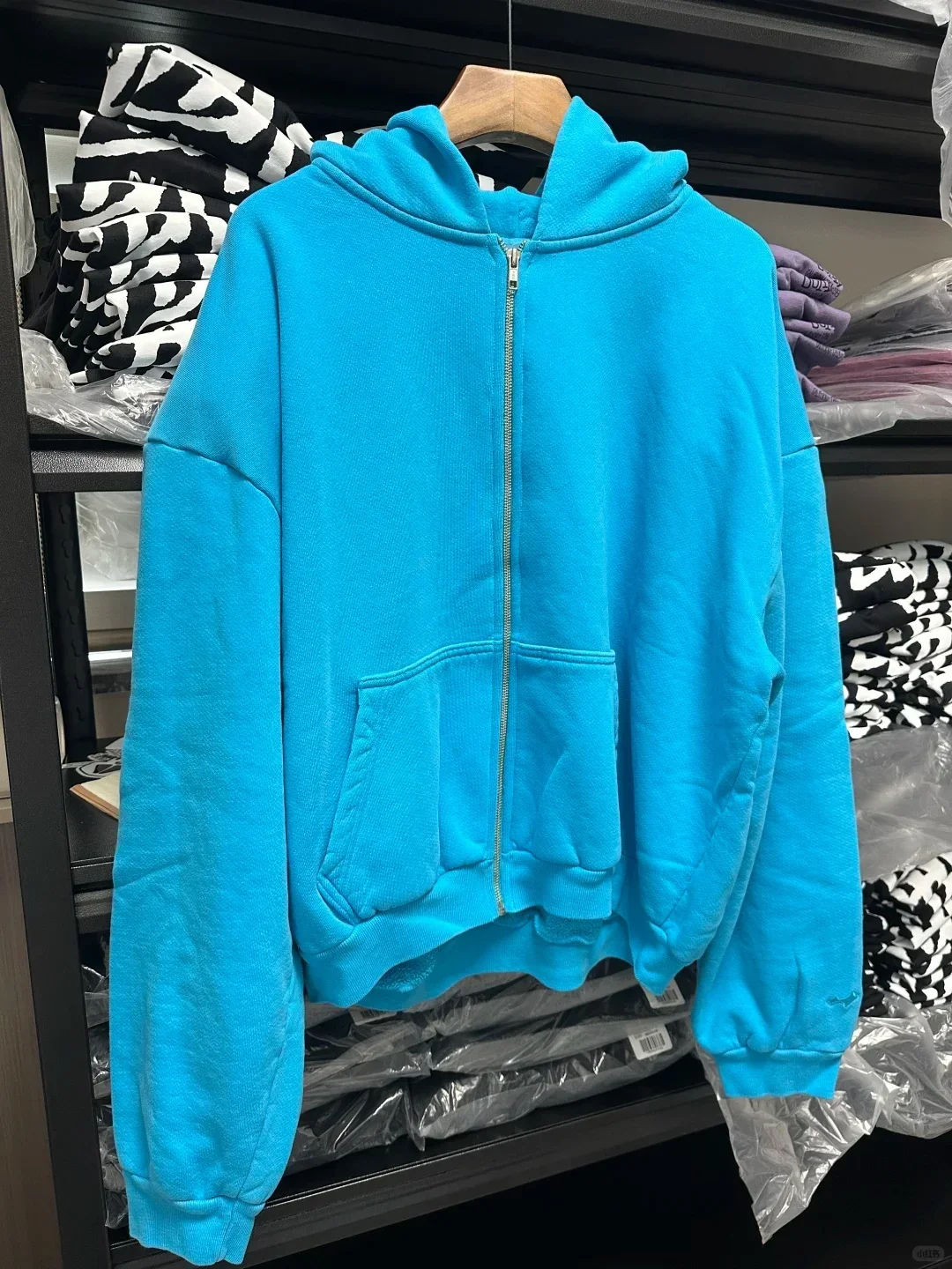 

25ss Высококачественная плотная ткань Джастин Бибер SKYLRK с вышивкой розовый кардиган с капюшоном для мужчин и женщин большие размеры на молнии с капюшоном